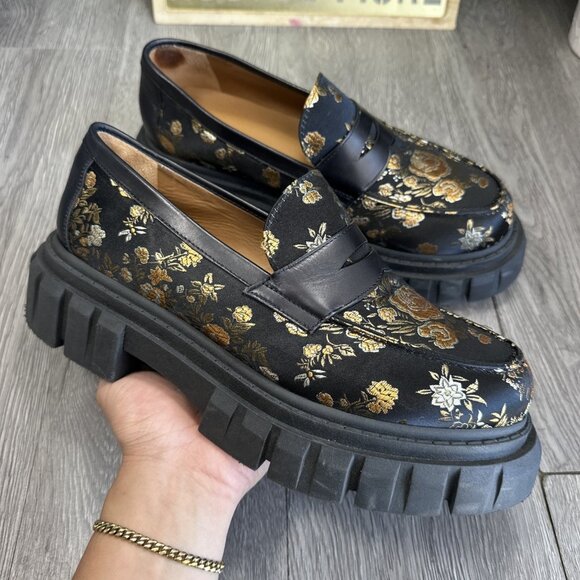 Women's TAFT Flora Loafer Dress Shoes in Eden Size 11 EU 42